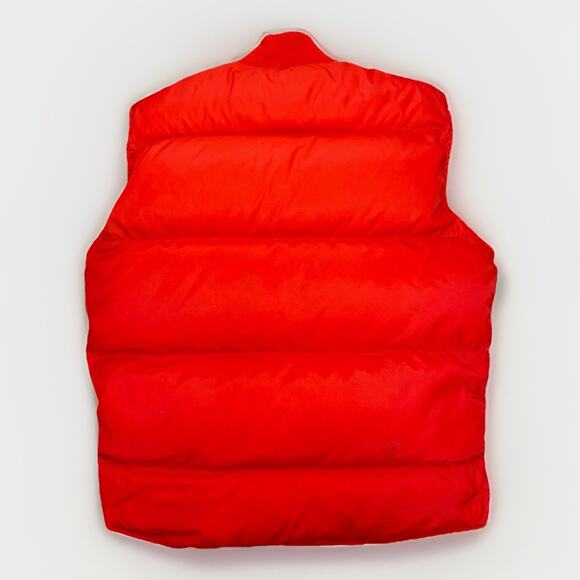 Lands’ End Men’s Goose Down Puffer Vest Red Size Medium RN 62830 - Picture 2 of 6